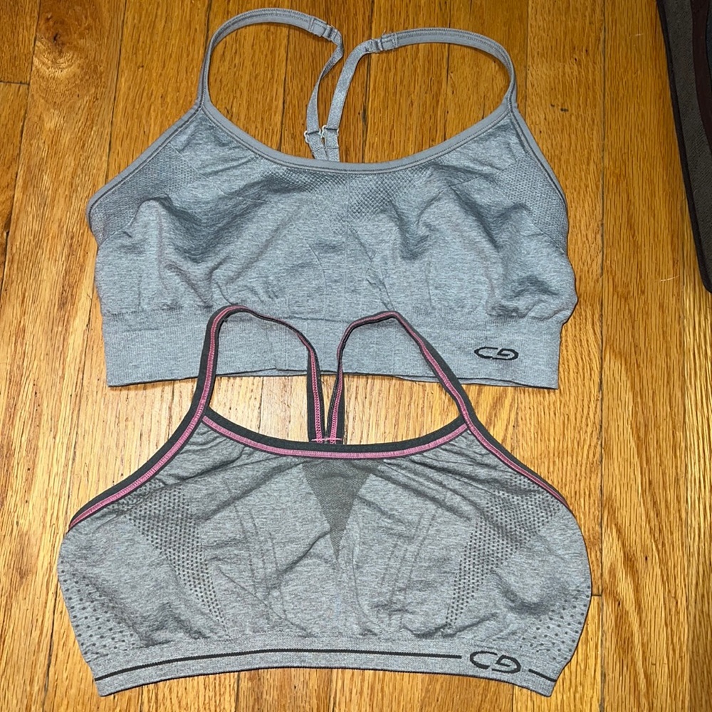 2x C9 by Champion Gray Unlined Sports Bras L